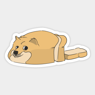 Doge Bread Loaf Sticker